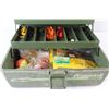 Image 2 : Fenwick 1060 Tackle Box With Assorted Hooks