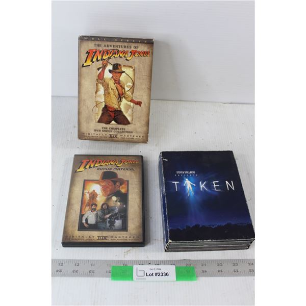 Indiana Jones DVD Movies 1-4 with Bonus Content DVD, Taken DVD Movie TV Show