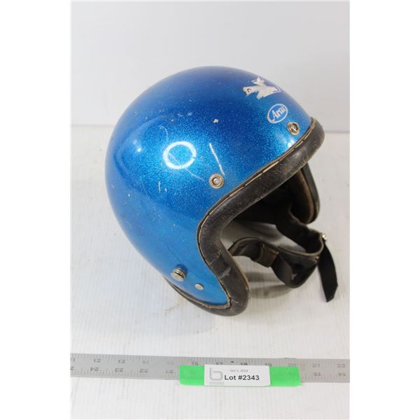 Arai Blue Motorbike Helmet