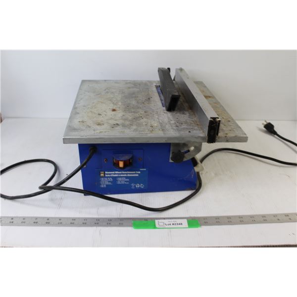 Powerfist Diamond Wheel Benchmount Saw - tested Powers On