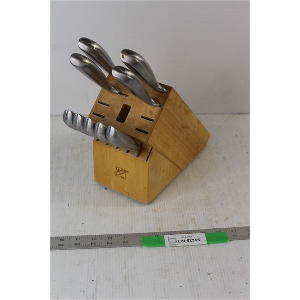 Kitchen Knife Set Block - Missing Some