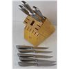 Image 3 : Kitchen Knife Set Block - Missing Some