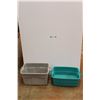 Image 1 : *(2) Plastic Totes No Lids 21'' x 12 & 21'' x 9''