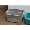 Image 3 : *(2) Plastic Totes No Lids 21'' x 12 & 21'' x 9''