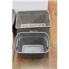 Image 2 : *(4) Plastic Totes No Lids - Various Size