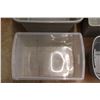 Image 7 : *(4) Plastic Totes No Lids - Various Size
