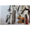 Image 10 : Vintage Hand Drill, Wrenches, Pliers, Metal Brush and Assorted Items