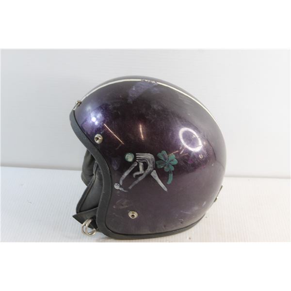 Vintage Motorcycle Helmet