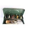 Image 3 : Vintage Metal Fishing Box with Accessories
