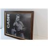 Image 3 : Johnny Cash Framed Holographic Picture 15'' x 11''