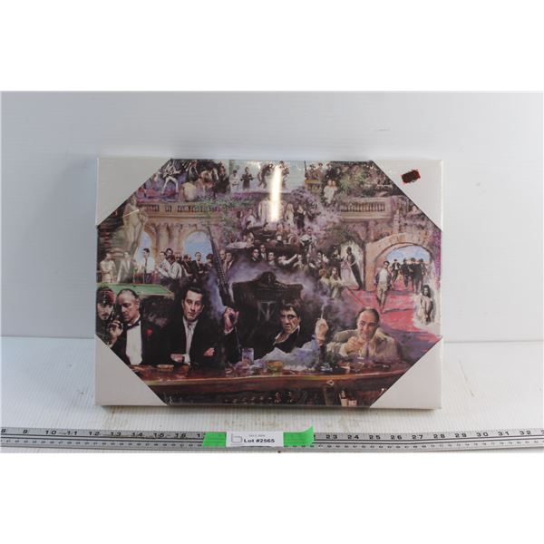 Gangsters College Print - Goodfellas, Scarface, Sparanos  17'' x 12''