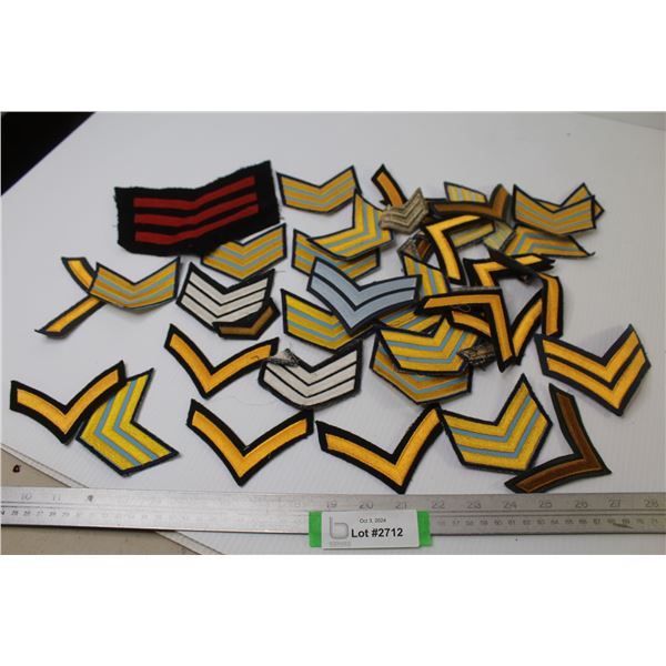 Lot of Military Sew-on Sleeve Bars