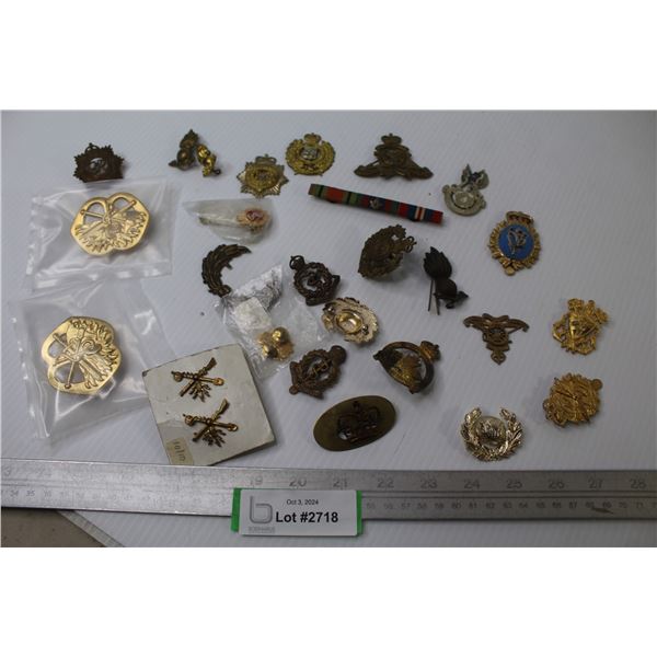 Military Cap/Collar Bodes (good condition)