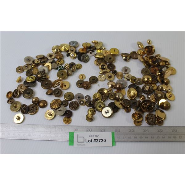 Lot of Brass/Metal Buttons