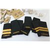 Image 2 : Canadian Military Shoulder Cuffs - Metal Buttons - Navy - Military - Police