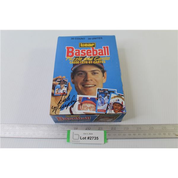 Box of 1988 Donruss Leaf - Baseball Puzzle & Cards