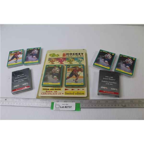 Hockey Cards - 1991 Hockey Draft Pics - (6) Packages of 1991 CHL Award Winners