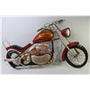 Image 4 : Weld Art Tin Motorcycle (32" x 13")
