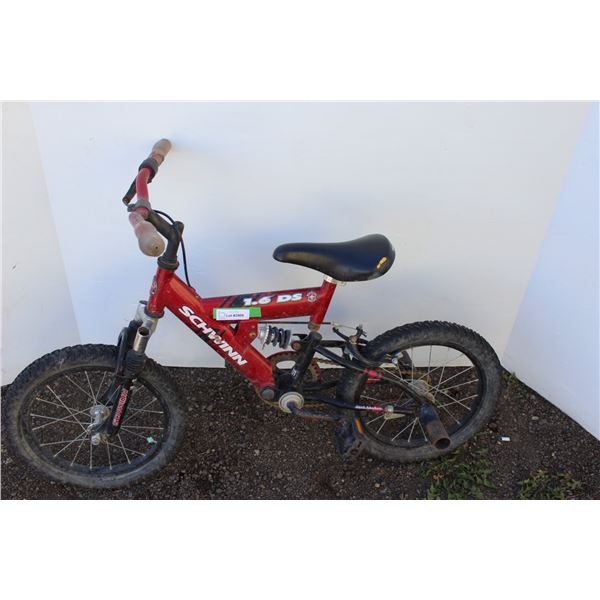 ** Schwinn 1.6 DS Kids Bike - Front & Rear Suspension - Some Wear, as is