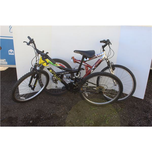 ** Next Power X 18 Speed- Missing Various Parts, as is & Columbia Mecca 21 Speed Bicycle - Derailer 