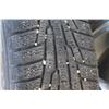Image 2 : ** (4) Nokian Set of Winter Tires - 195-65R15 - Some Wear - On Pontiac Four Bolt Rims