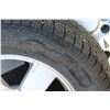 Image 8 : ** (4) Nokian Set of Winter Tires - 195-65R15 - Some Wear - On Pontiac Four Bolt Rims