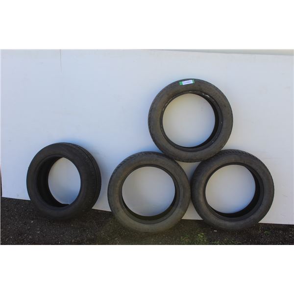 ** (4) Tires - (3) Firestone firehawk GTD 185-55R15 & (1) Hankook Optimal H418 185-555R15