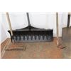 Image 4 : * (5) Yard Tools: Snow Shovel, Rake, Hoe, Square Mouth Spade, Spade