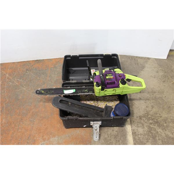 * Chainsaw- Poulan Wild Thing in Carrying Case - Model 2375 - Gas Powered - as is