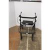 Image 1 : * Evolution Brand Wide Wheels Base - Folding Walker w/Shopping Basket & Seat - Brakes Work
