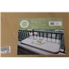Image 3 : * Fold Down Balcony Table - Glass Top - 3Ft Wide x 20" Deep - Appears NIB