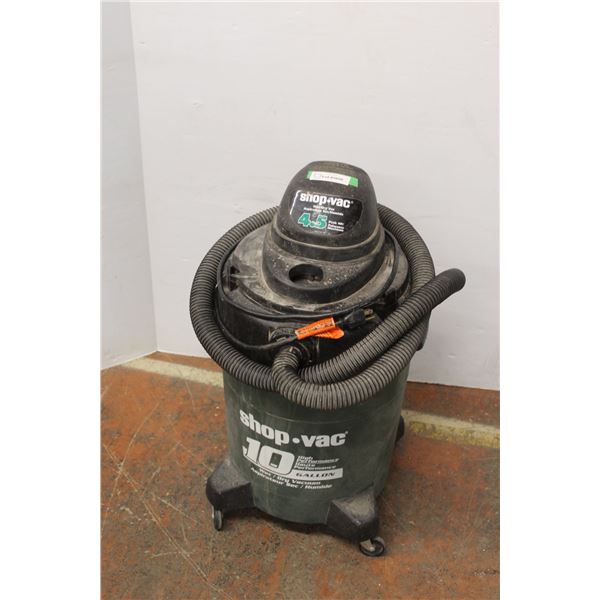 * Shop Vac - Works - 10 Gallon Capacity - 4.5 HP