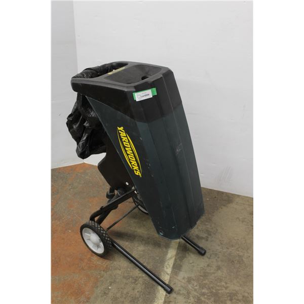 * Yardworks Electric Garden Shredder - Powers On