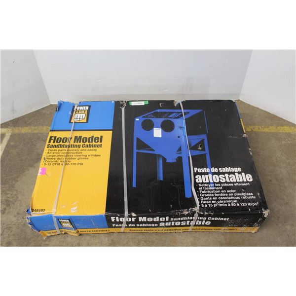 * Power Fist Floor Model Sandblasting Cabinet - NIB