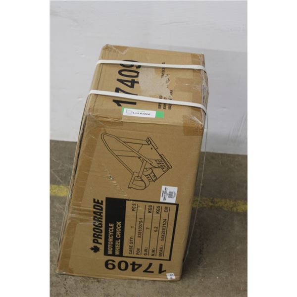 * Pro Grade Brand Motorcycle Wheel Chock - NIB