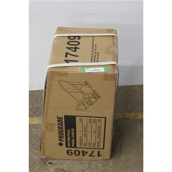 * Pro Grade Brand Motorcycle Wheel Chock - NIB