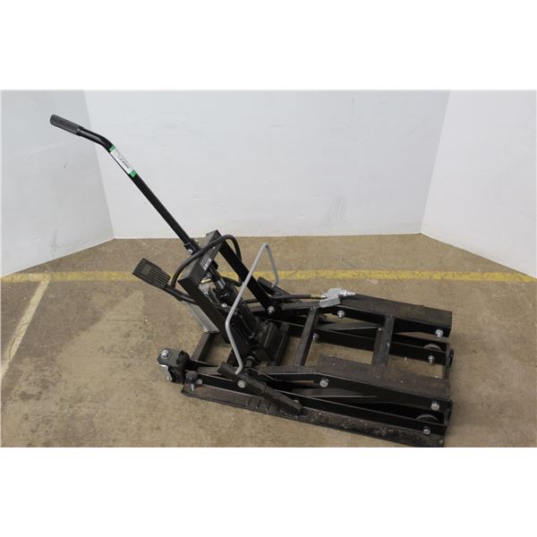 * Motorcycle Jack - Pneumatic (Air) & Manual - 1500lb Capacity