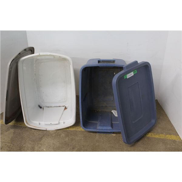 * (2) Storage Totes w/Lids