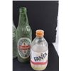 Image 2 : (9) Vintage Glass Bottles: 7-up, Pepsi, Coca Cola, Hires, Fanta, Misc. in Tote (Tote Not Pictured)