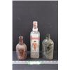 Image 1 : (2) Vintage Glass Bottles (Green & Brown) & Beefeater Gin Bottle
