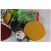 Image 6 : Automotive Polishing Tools & Pads, Orbital Sanding Set w/Adapter, Ashtray, Polishing Compound