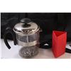 Image 5 : Lot: French Press, Nebulizer (as is), Portable Cooking, IOmega, Dufflebag