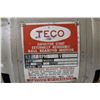 Image 2 : Teco Capacitor Start Externally Reversible Ball Bearing Motor - As Is