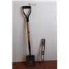 Image 1 : Shovel and Level - Level is 24"