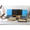 Image 1 : (4) Binders, (13) Picture Frames