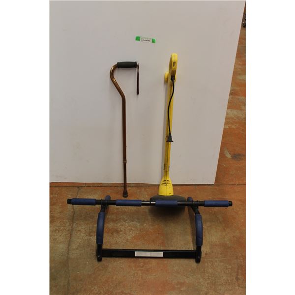 Exercise Bar, Weed Whacker, Walking Stick