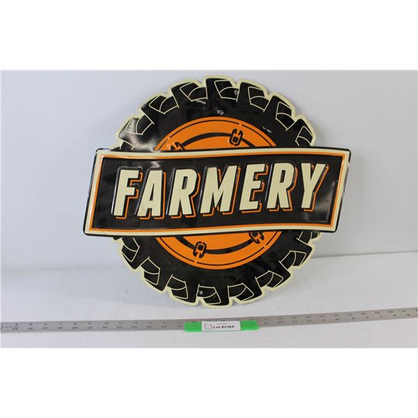 Farmery Metal Sign