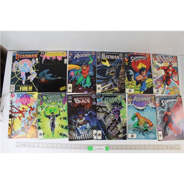(12) DC Comics - Superman, Flash, Batman, etc.
