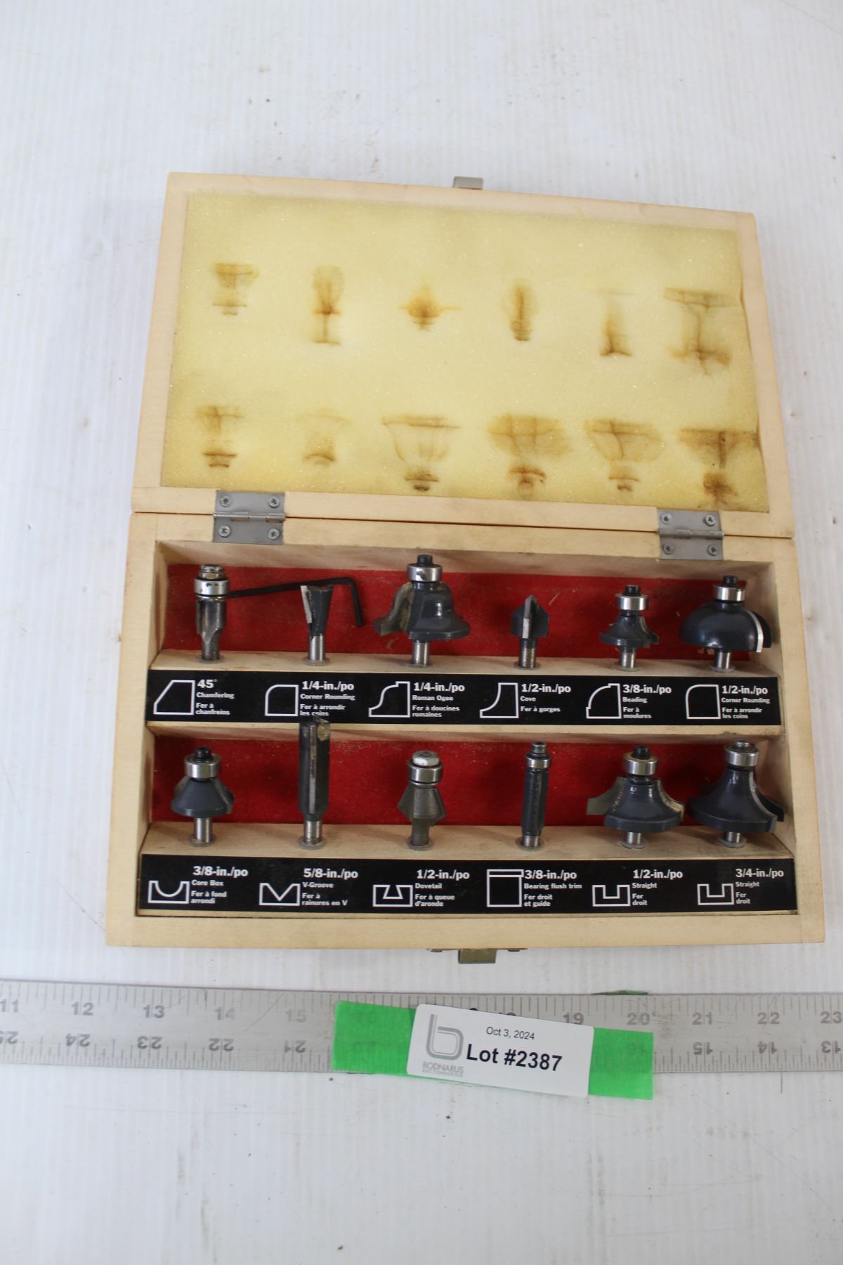 Craftsman Router Bit Set - Bodnarus Auctioneering