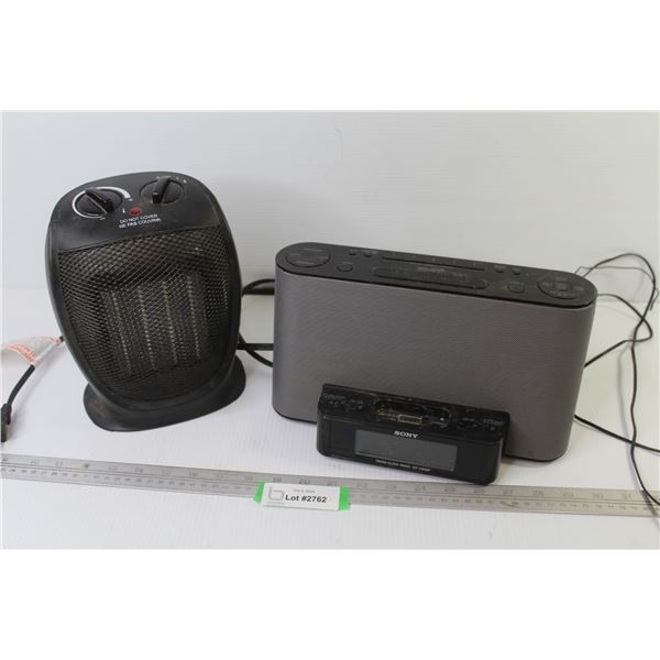 Ceramic Heater (running) - Dream Machine Docking Station w/Radio